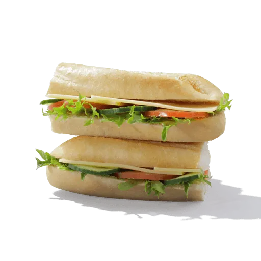 Greggs Menu And Updated Prices In UK 2025 194 Mature Cheddar-Cheese Salad Baguette