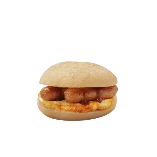 SAUSAGE AND OMELETTE BREAKFAST ROLL
