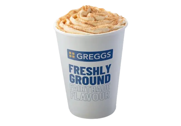 Caramelised Biscuit Latte Nero Perfect in UK 2025 1 Regular Caramelised Biscuit Latte topped with cream and biscuit crumbs in a takeaway cup