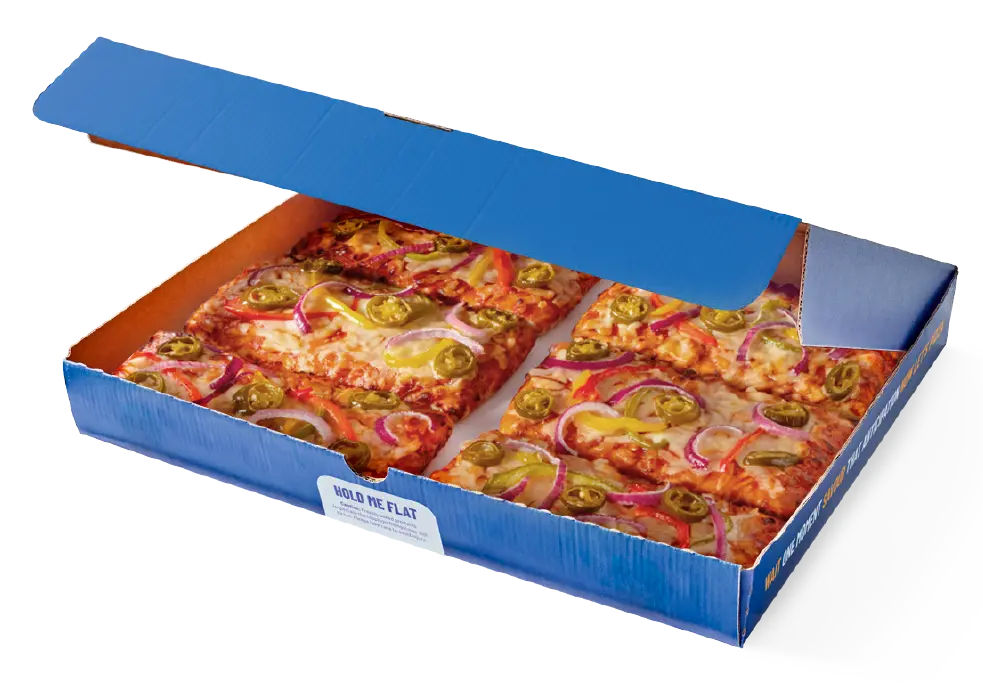 Greggs Menu And Updated Prices In UK 2025 126 Greggs 6 Slice Spicy Veg Pizza Box is packed with bold flavours, topped with spicy veg and melted cheese on a crisp base. A delicious meat-free treat perfect for sharing or enjoying solo