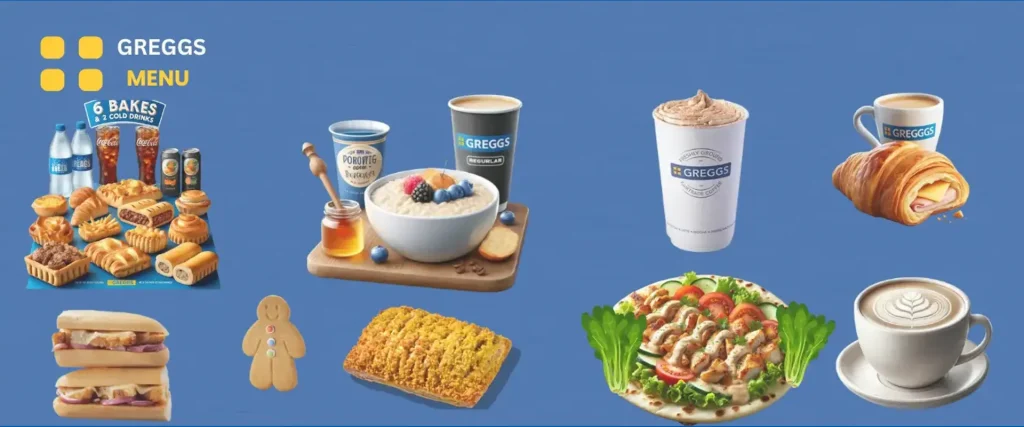 Greggs Menu And Updated Prices In UK 2025 1 Delicious Greggs menu featuring freshly baked pastries, sandwiches, and hot drinks – a perfect bite for every craving.
